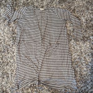 Lularoe xl striped Sarah cardigan